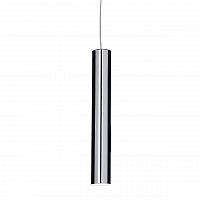 подвесной светодиодный светильник ideal lux ultrathin sp1 small round cromo в Севастополе