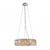 подвесная люстра crystal lux lirica sp10 d610 chrome в Севастополе