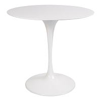 стол eero saarinen style tulip table top mdf d80 глянцевый белый в Севастополе