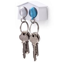 держатель+брелок для ключей двойной mini sparrow белый-голубой в Севастополе