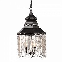 люстра подвесная черная с хрустальными подвесками chandelier в Севастополе