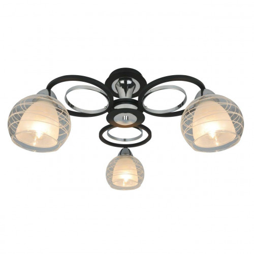 потолочная люстра arte lamp ginevra a1604pl-3bk в Севастополе