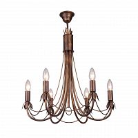 подвесная люстра toplight lucinda tl7350d-06br в Севастополе