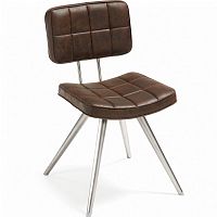 стул lola seat pu brown ножки из нержаеющей стали c589u09 от la forma (ex julia grup) в Севастополе