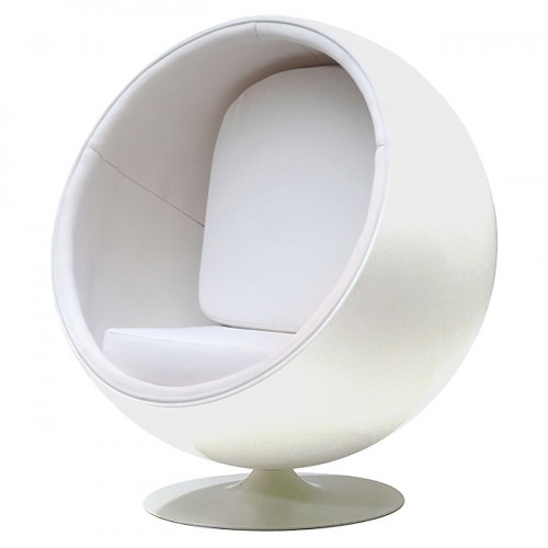 кресло eero ball chair белое в Севастополе