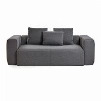 диван blok sofa 2 темно-серый от la forma (ex julia grup) в Севастополе