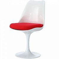 стул eero saarinen style tulip chair красная подушка в Севастополе