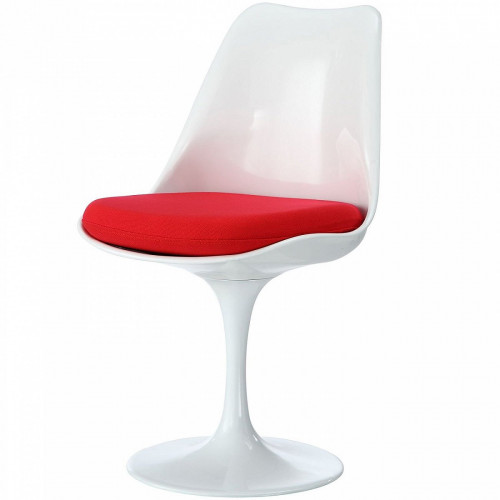 стул eero saarinen style tulip chair красная подушка в Севастополе