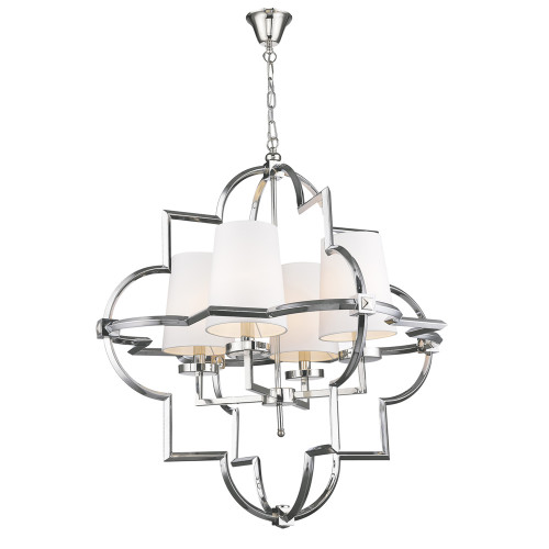 люстра mandeville l nickel от delight collection белая/никель в Севастополе